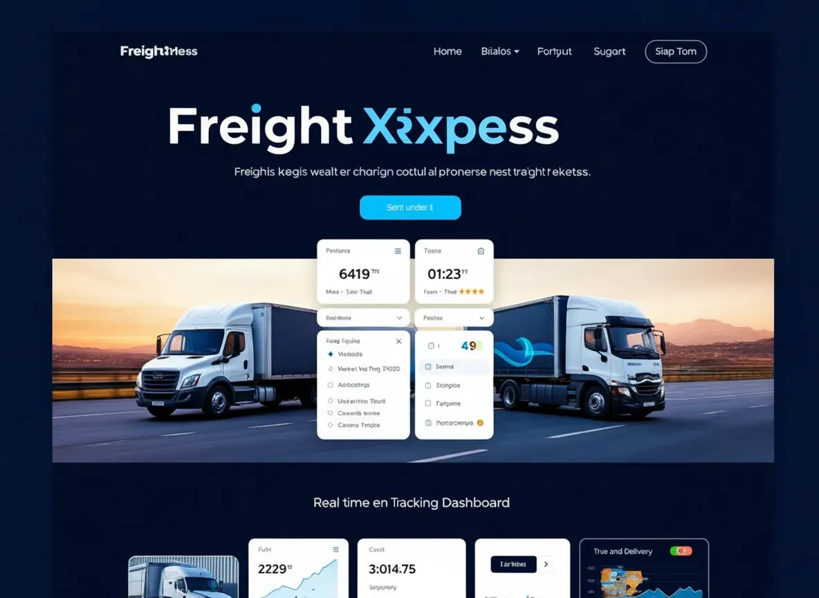 FreightXpress logistics management platform